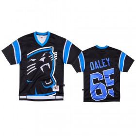 Maillot Homme Carolina Panthers Dennis Daley 65 Noir Big Face